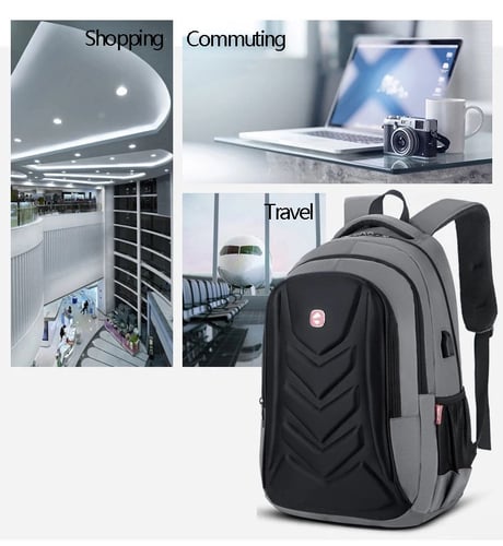 حقيبة ظهر للأعمال مقاومة للماء مع منفذ USB