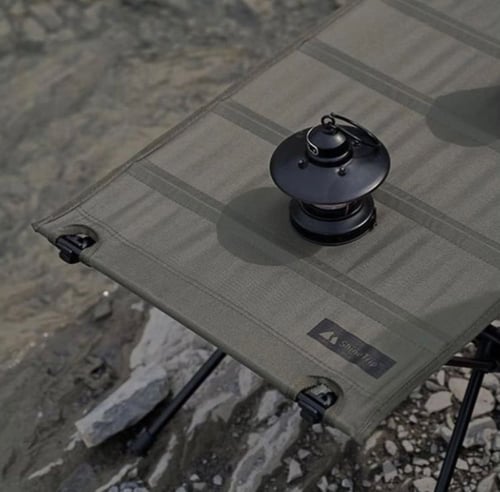 طاولة رحلات قابله لطي أسود _ زيتي _ بني