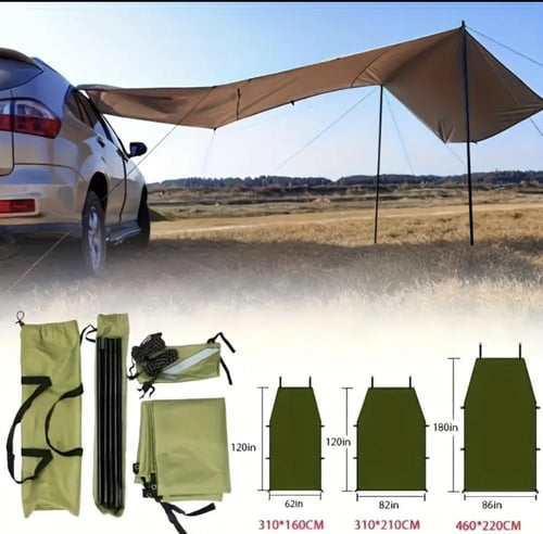 مظلة رحلات جانبية للسيارة – ظل وحماية مثالية في ال...
