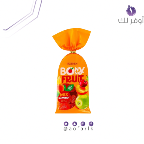 حلوى جيلي بوني صيفية مشكلة من روشين - وزن 200 غرام...