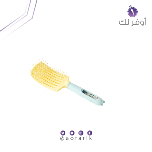 فرشاة شعر بقوالب ملونة