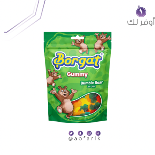 بورقات حلوى جلي دب 80 جم