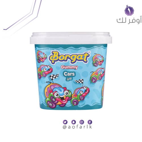 بورقات حلوى جلي سيارات 160 جم