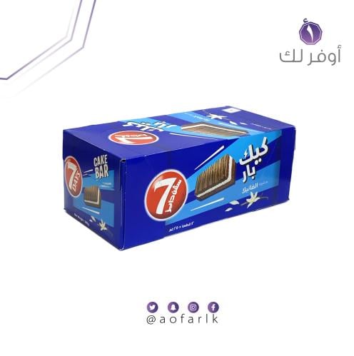 سفن دايز كيك بار بالفانيلا 12*25جرام