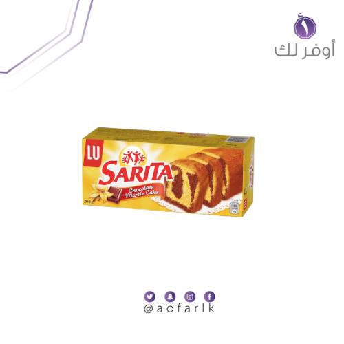 لو ساريتا كيك شوكلاته ماربل 200 جرام