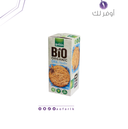 بسكويت مع الحبوب وبذور الشيا - 270 جم عضوي