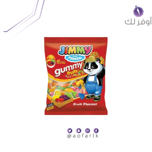 جيمي علكة زيتية بطعم حديقة الفواكه الكبيرة 80 جرام