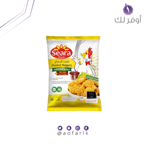 سيارا ناجتس الدجاج تيمبورا مع صلصة الباربيكيو 750ج...