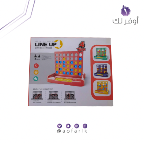 باب جو لعبة 4 في صف - 6 اقراص احتياطية متضمنة، الع...