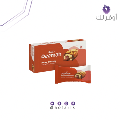 ديمه مارمو كيك بكريمة الشوكولاتة 40 جرام × 12