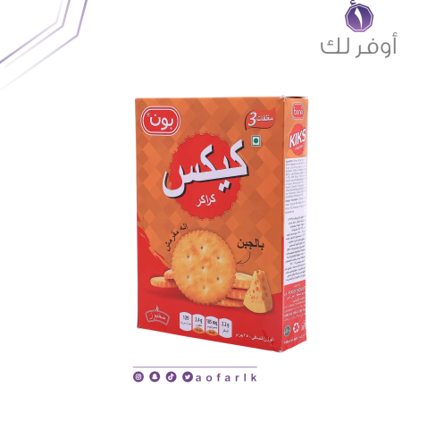 كيكس كراكرز جبنة 250 جم