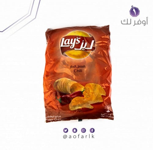 بطاطس ليز نكهة الفلفل 21*12ج