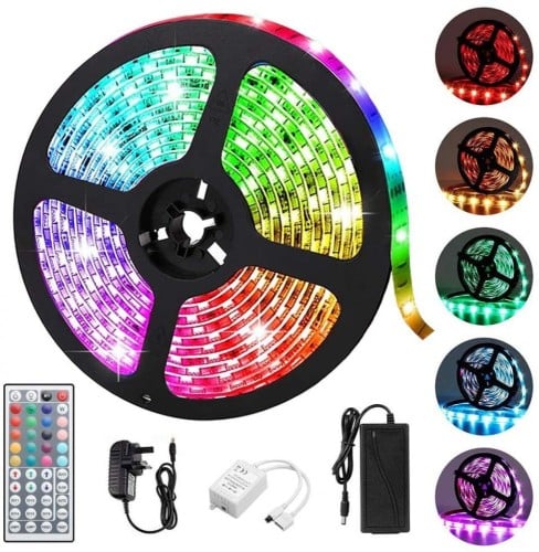 شريط ضوئي 5 متر LED كهربائية