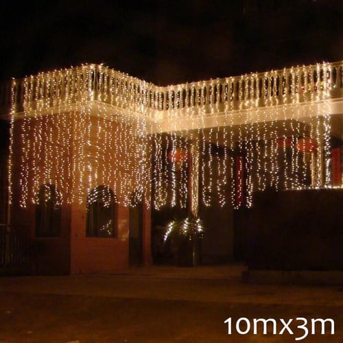 اضاءة زينة حبل 100 متر اصفر