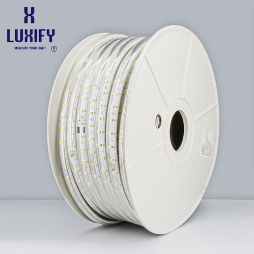 شريط ضوئي زينة خطين اصفر 50 متر بتصميم LENS