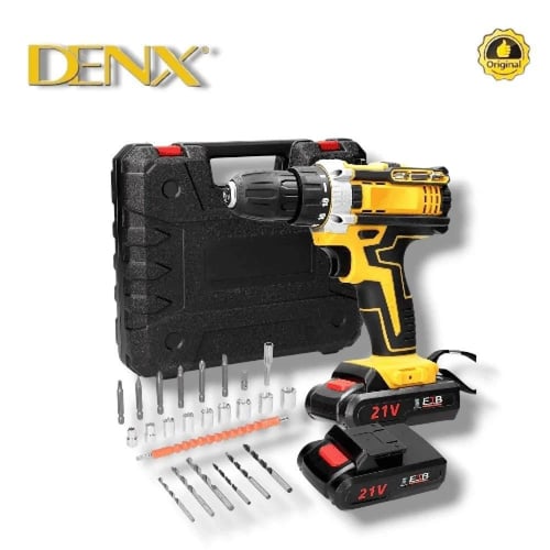 دريل لاسلكي بطاريتين DENX DX2588