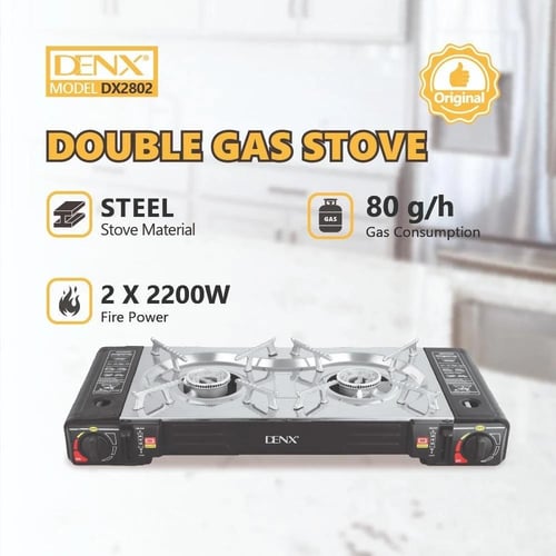 موقد غاز للرحلات عينين DENX DX2802