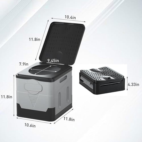 مرحاض الرحلات قابل للطي DLC-31710 - عشوائي اللون