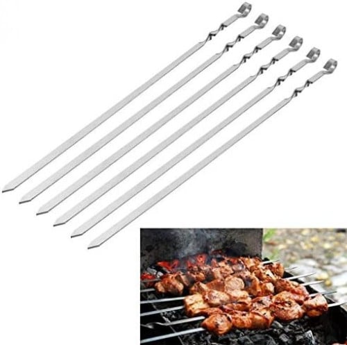 اسياخ شوي ستيل 6 حبات