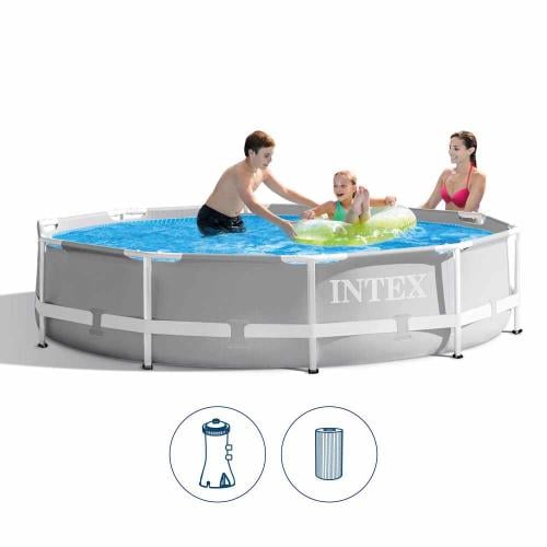 بركة سباحة مع فلتر اعمدة دائري Intex 26702