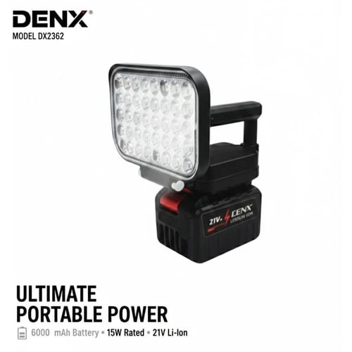 كشاف يدوي مع بطارية دينكس DENX DX2362