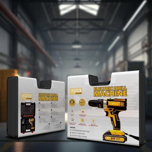 دريل لاسلكي بطاريتين DENX DX2588