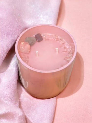 شمعة Pink crystal