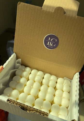 بوكس 12 حبة ميني ببلز - لون ابيض