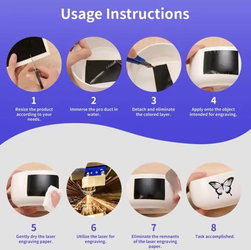 ورق مائي لألة اليزر Daja - حبه واحده فقط