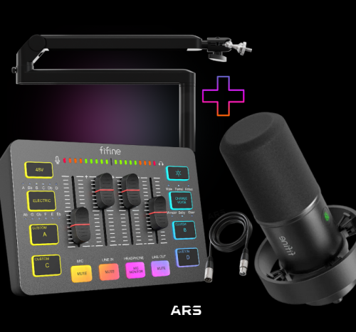 K688 Fifine Black Package