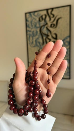 سبحة بكلايت ( توتي ) خراطة حسن سكر