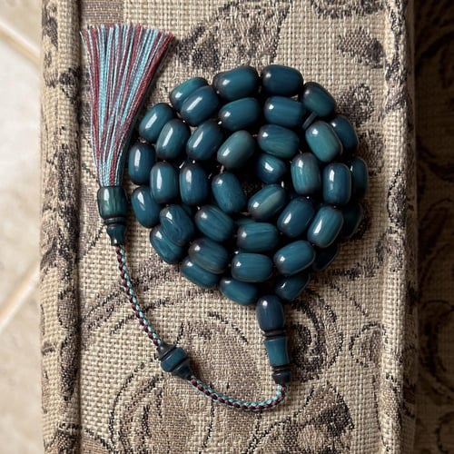 بكلايت سماوي مكحّل محاكاة للأنتيك ( جدلة يدوية )