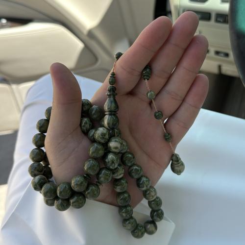 سبحة لون اخضر غامق خراطة حسن سكر