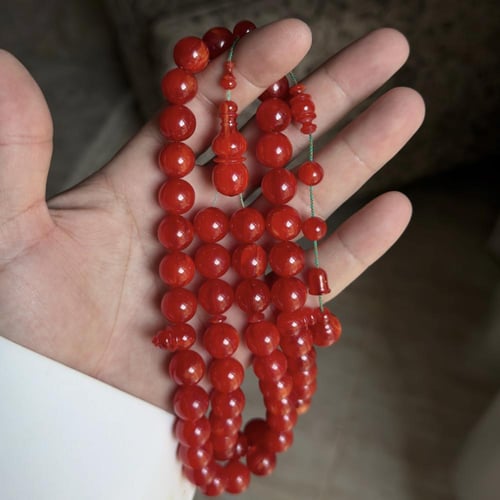 مرجاني معرّق خراطة "سبحة كنانة" محاكاة اسماعيل باش...