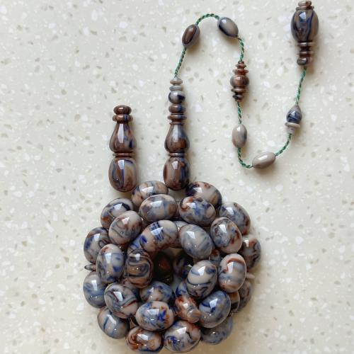 سبحة بكلايت ( ملتي كلر ) خراطة حسن سكر