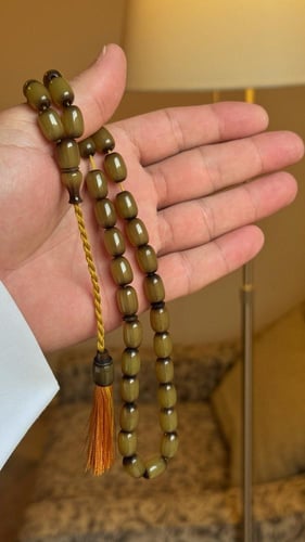 مسباحين فاتوران ناعم معرّق، وبكلايت حصرمي شبيه الا...