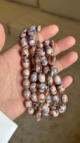 سبحة بكلايت ( ملتي كلر ) خراطة حسن سكر