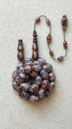 سبحة بكلايت ( ملتي كلر ) خراطة حسن سكر