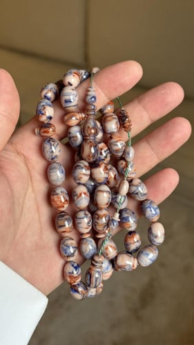 سبحة بكلايت ( ملتي كلر ) خراطة حسن سكر