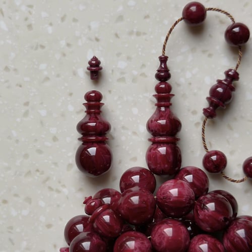 توتي معرّق خراطة "سبحة كنانة" محاكاة اسماعيل باشا...