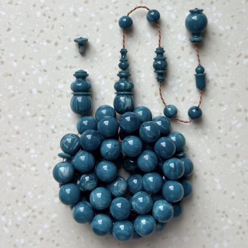 سماوي معرّق خراطة "سبحة كنانة" محاكاة اسماعيل باشا...