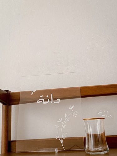 تعليقه كاسات شفاف