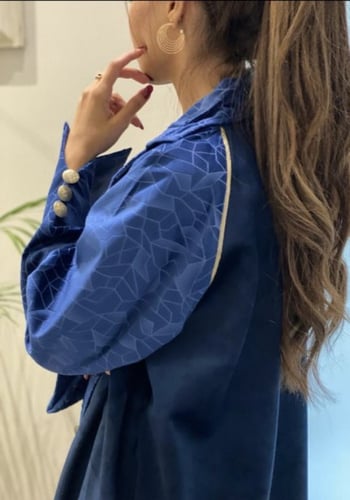 عباية شتوية شامواه مشجر