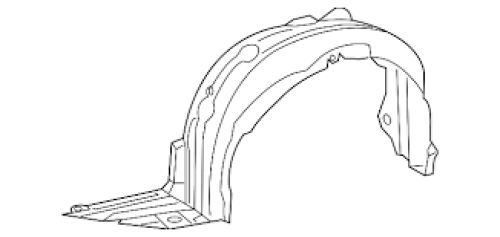 بطانة رفرف امامي IS لكزس 2013 - 2017 اصلي