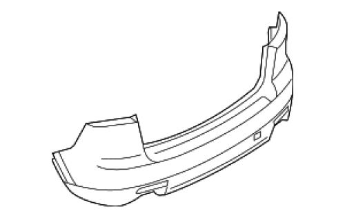 صدام خلفي CX9 مازدا 2010-2012 اصلي