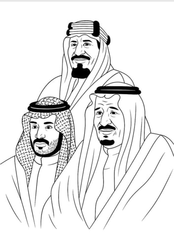 كراس تلوين دفتر تلوين صور اليوم الوطني السعودي 95