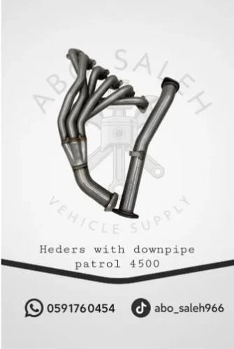 Haders and down pipe Nissan 4500 stainless steel 3...