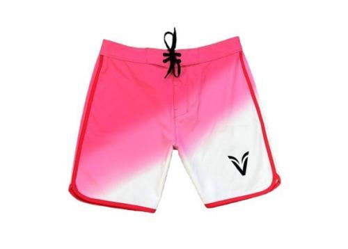 شورت فيزيك وردي مموج PINK WAVES