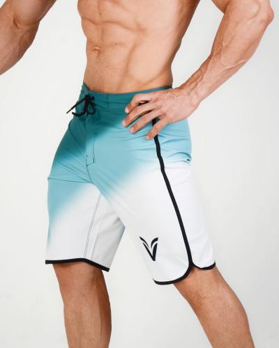 شورت فيزيك اخضر مموج KAKI WAVES