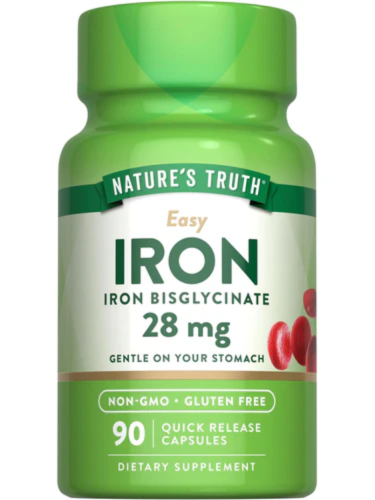 Nature's Truth IRON 28MG 90 CAP حديد
